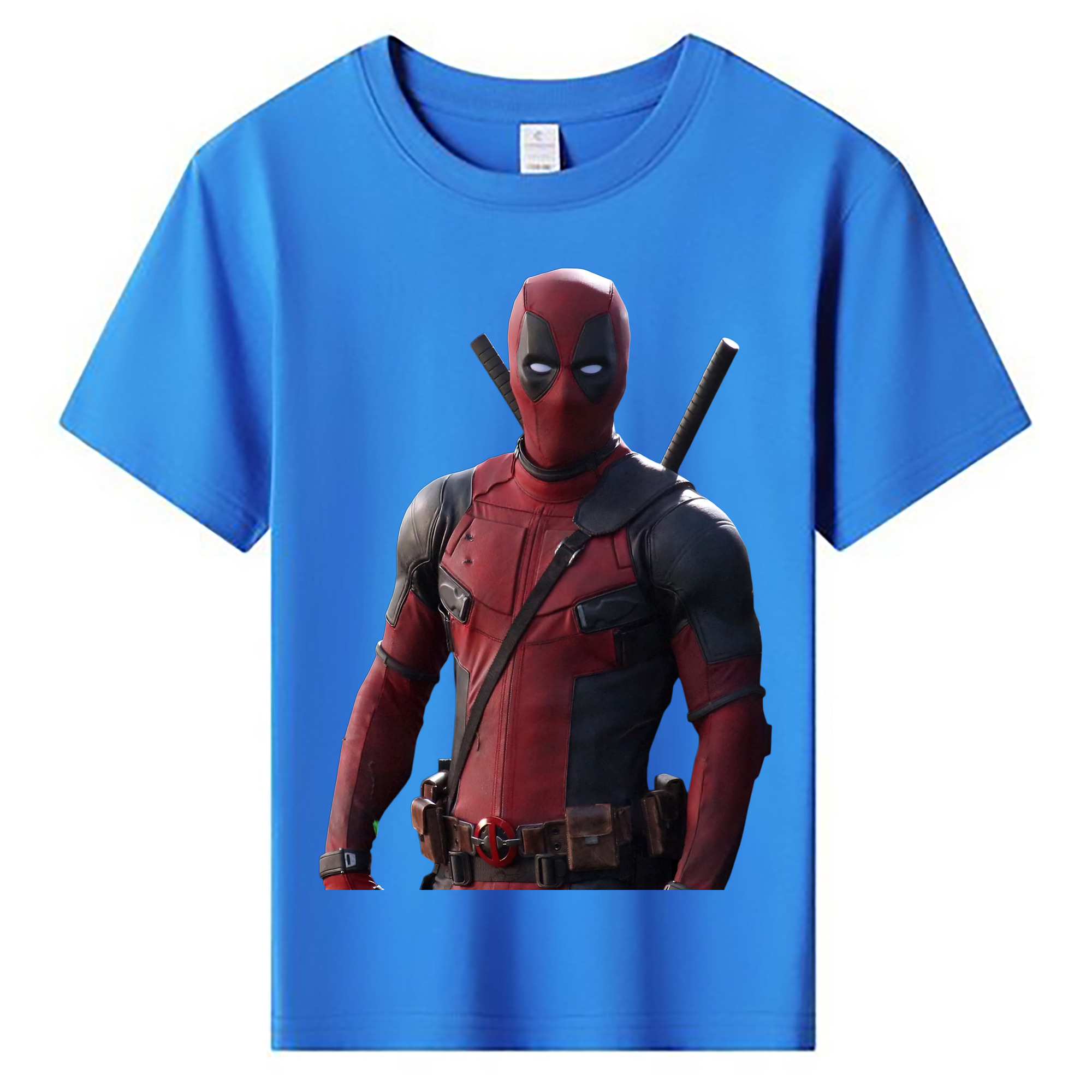 （画像用） Deadpool デッドプール 綿100％キッズTシャツ（フロントプリント）